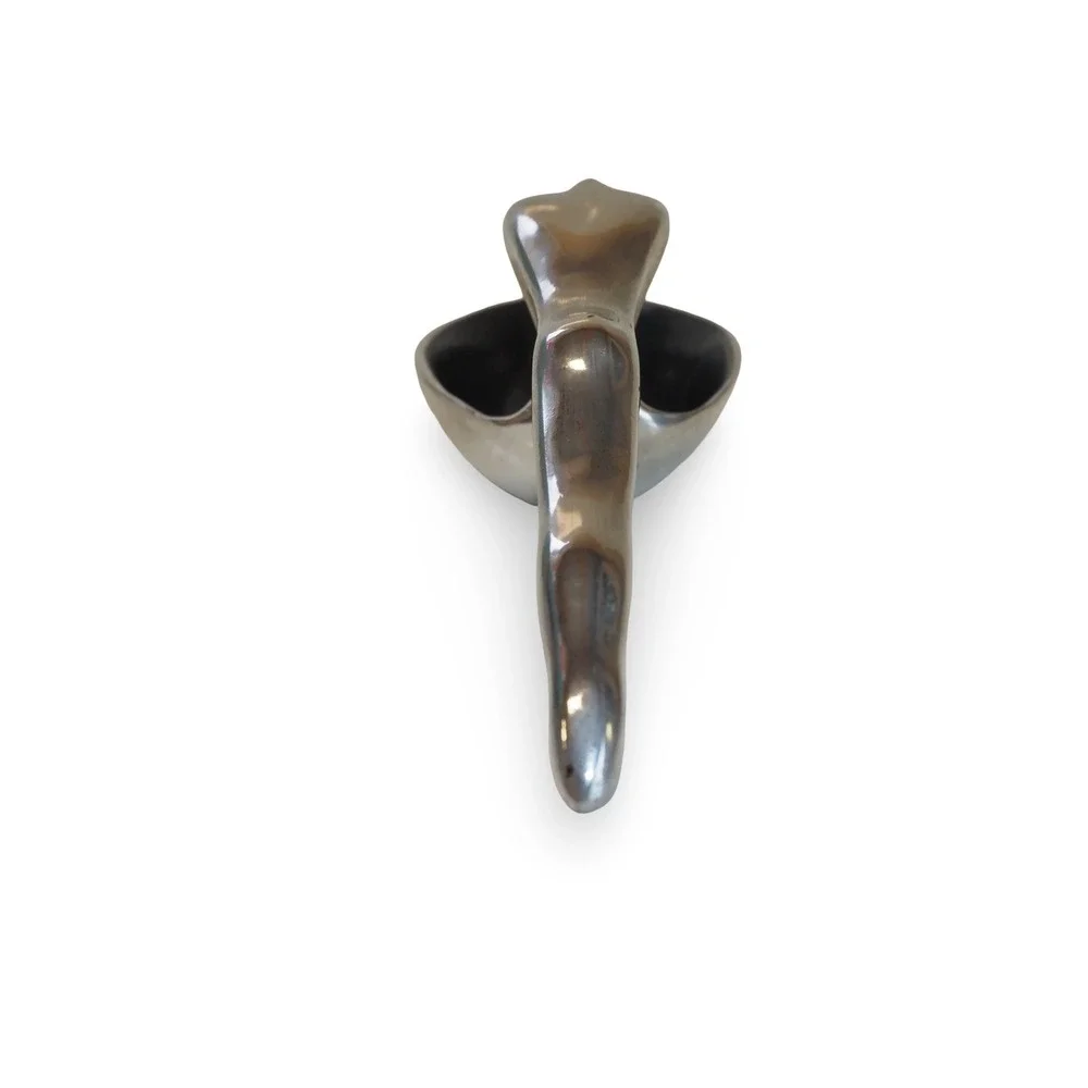 Carrol Boyes Reclining Nude Woman Spoon Rest Aluminum South Africa Sculptural